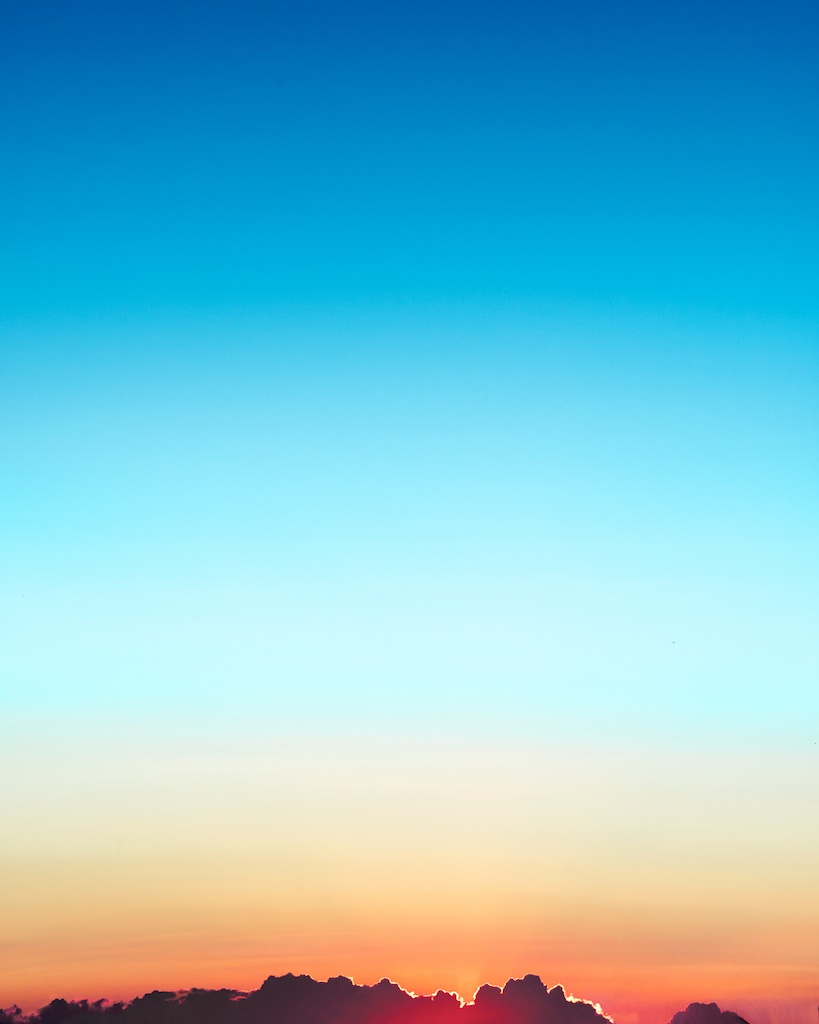 Eric Cahan photo of an evening sky.