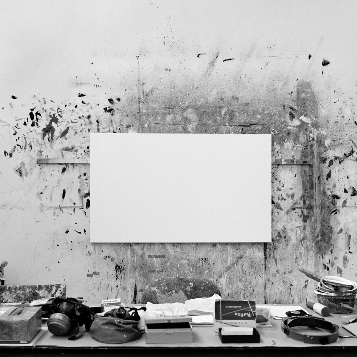 Ellsworth Kelly photo of studio.